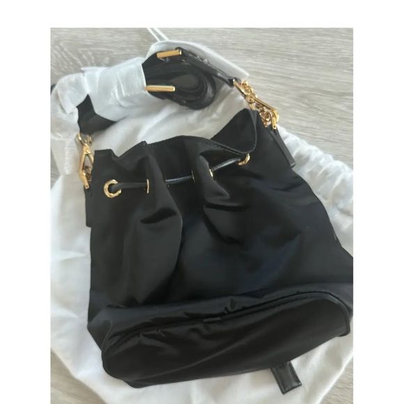 VERSACE Nylon drawstring shoulder bag (NEW) - Picture 3 of 14
